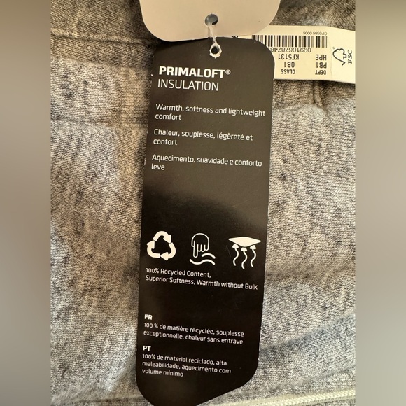 Madewell MWL Reversible Puffer Hoodie Jacket with PrimaLoft Fill - Sz XXS - Picture 9 of 9